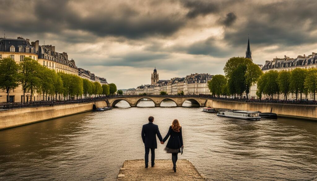 Romantic spots in Paris