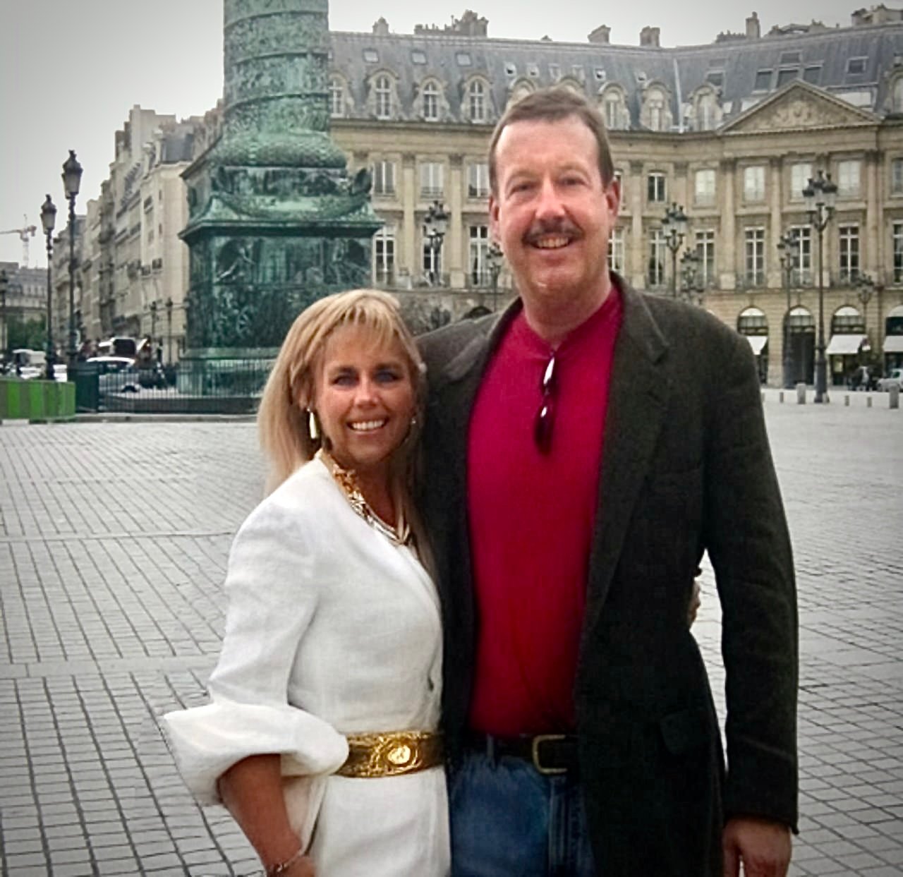 Kathy Fields and Doug Fields at the Place Vendome, Paris