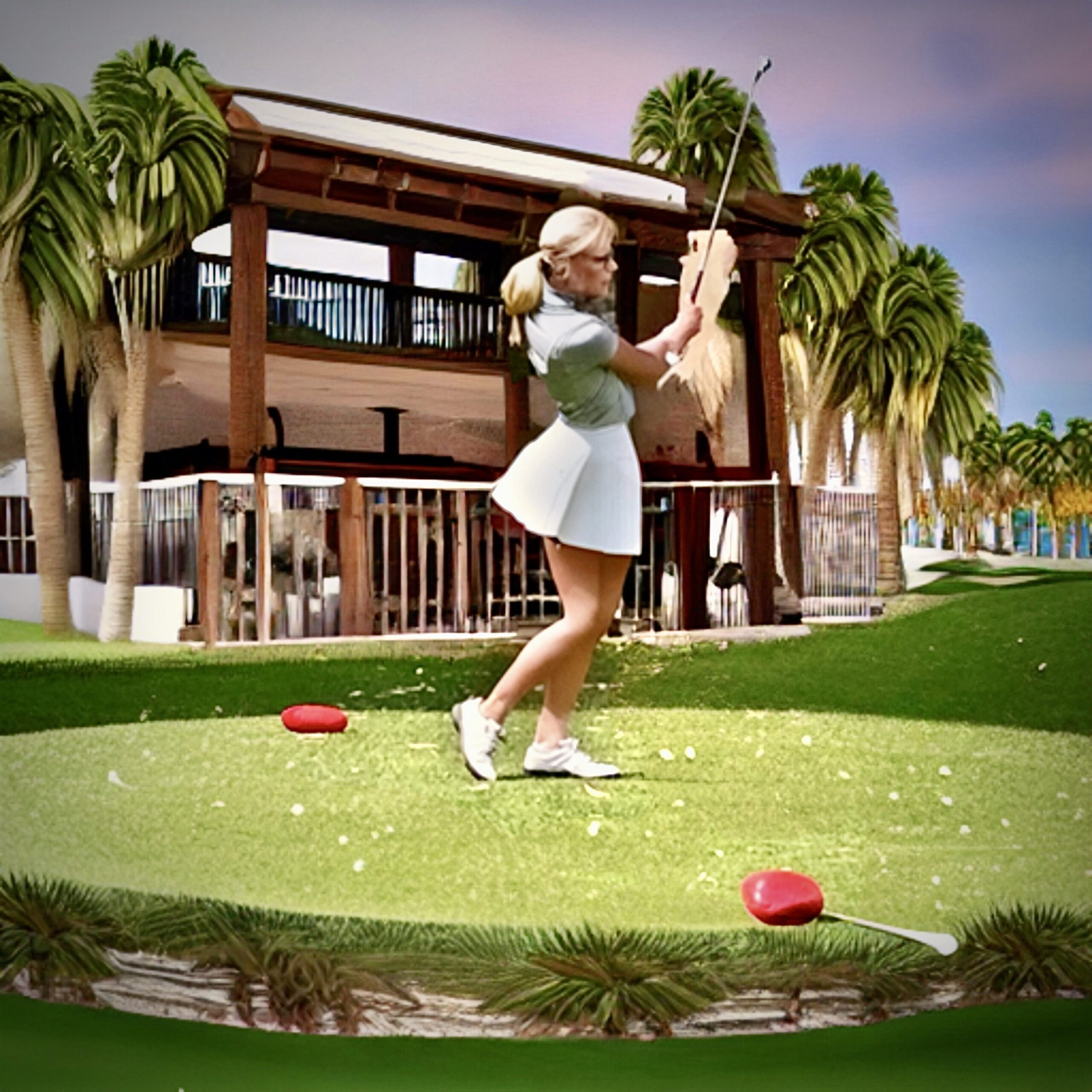 Kathy Fields loving Golf in Scottsdale