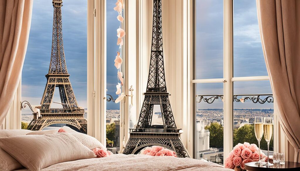 Romantic hotels in Paris