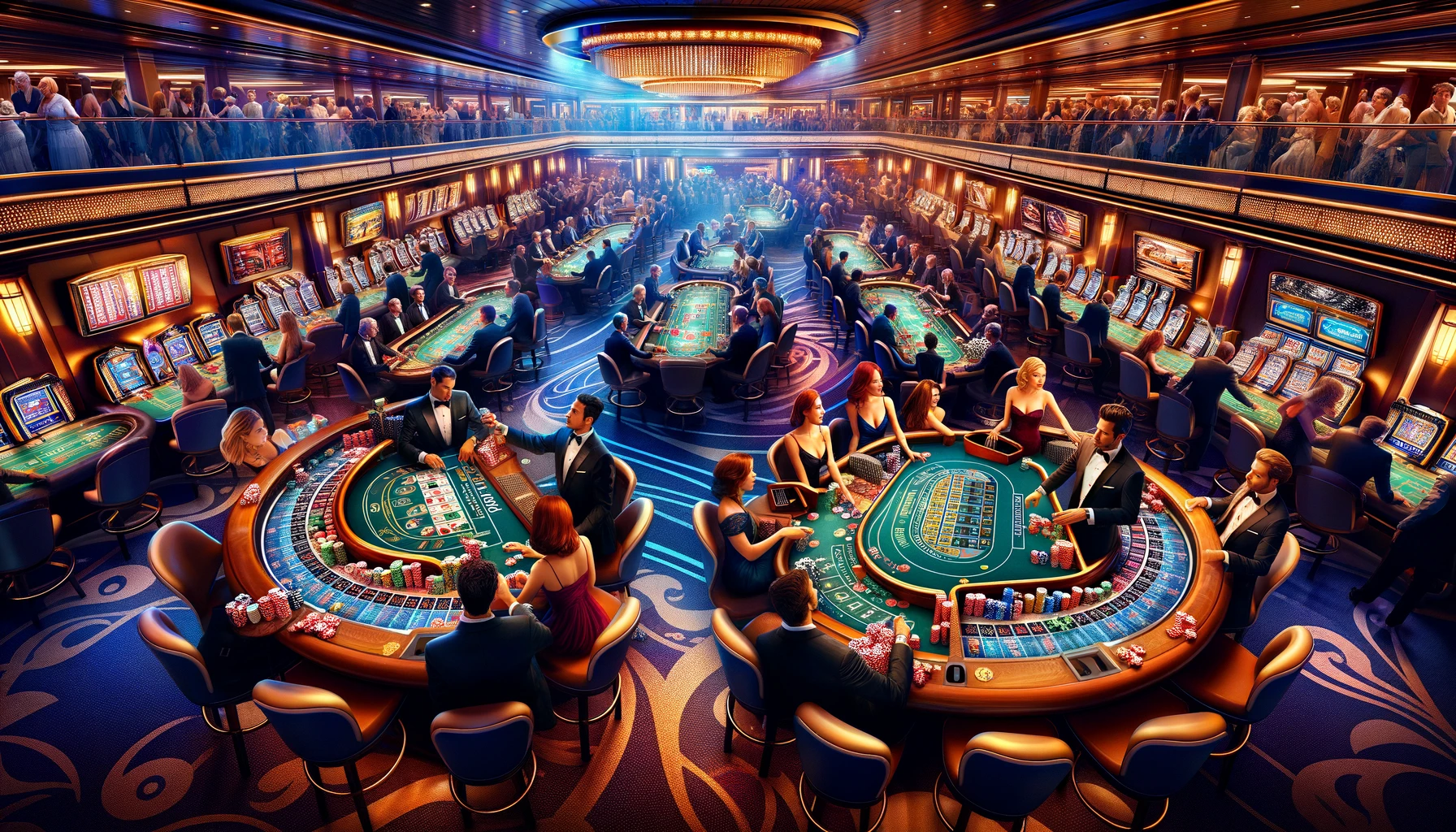 the vibrant nightlife and casino entertainment aboard the Sun Princess
