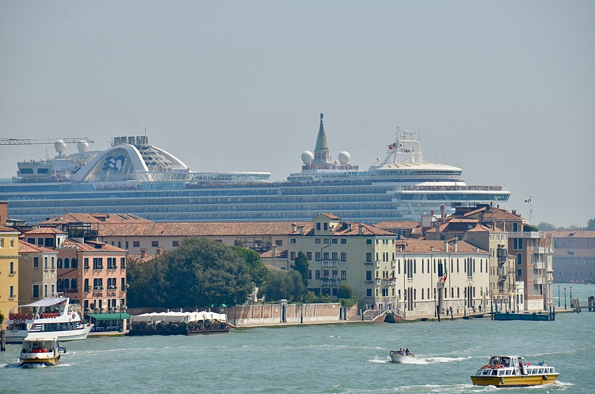 The Ruby Princess entering Venice in 2012