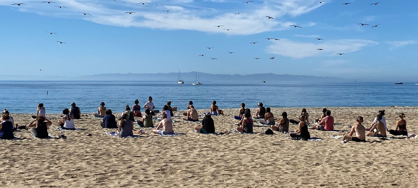 Yoga on East Beach