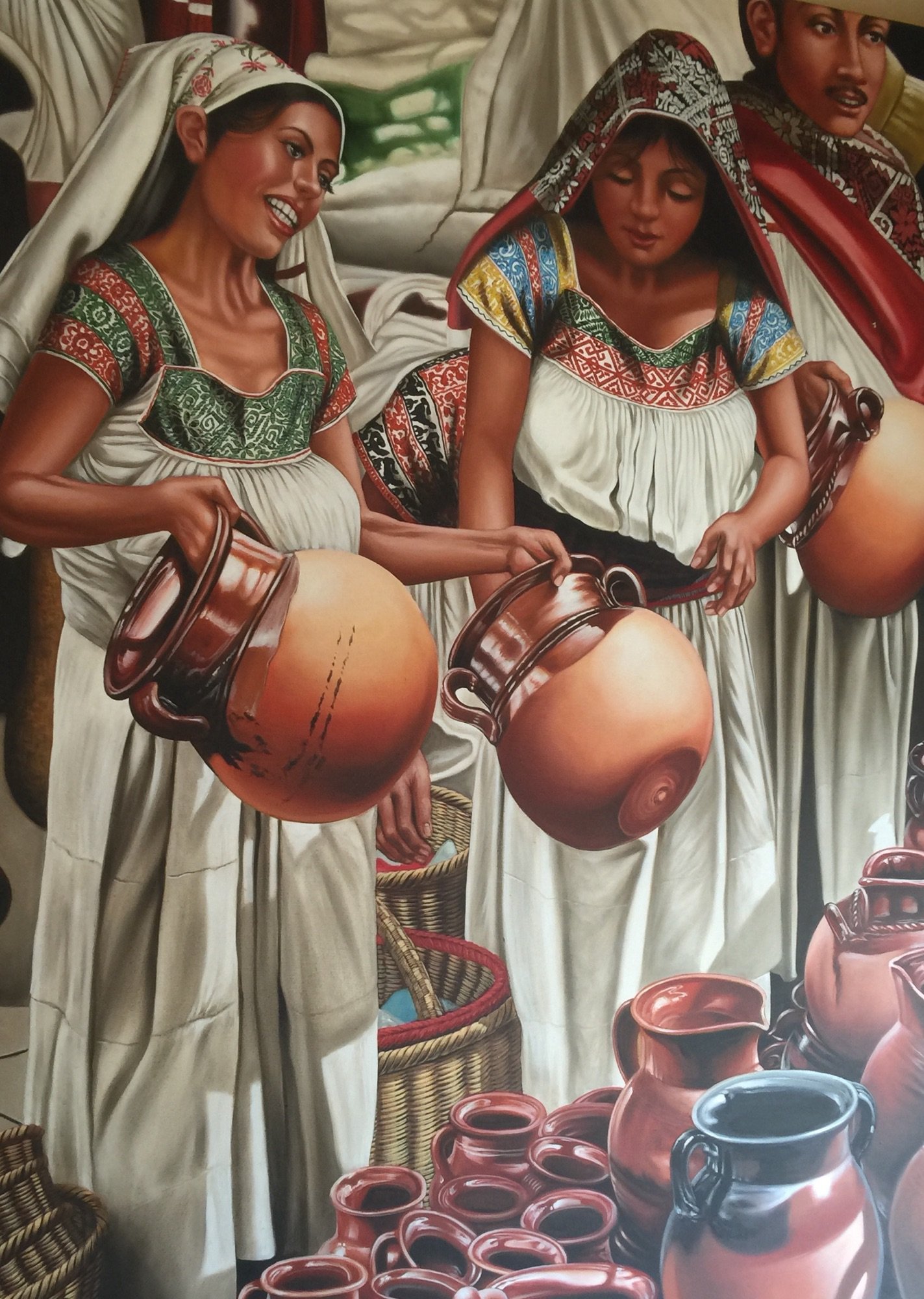 Mural from Los Agaves Restaurant 