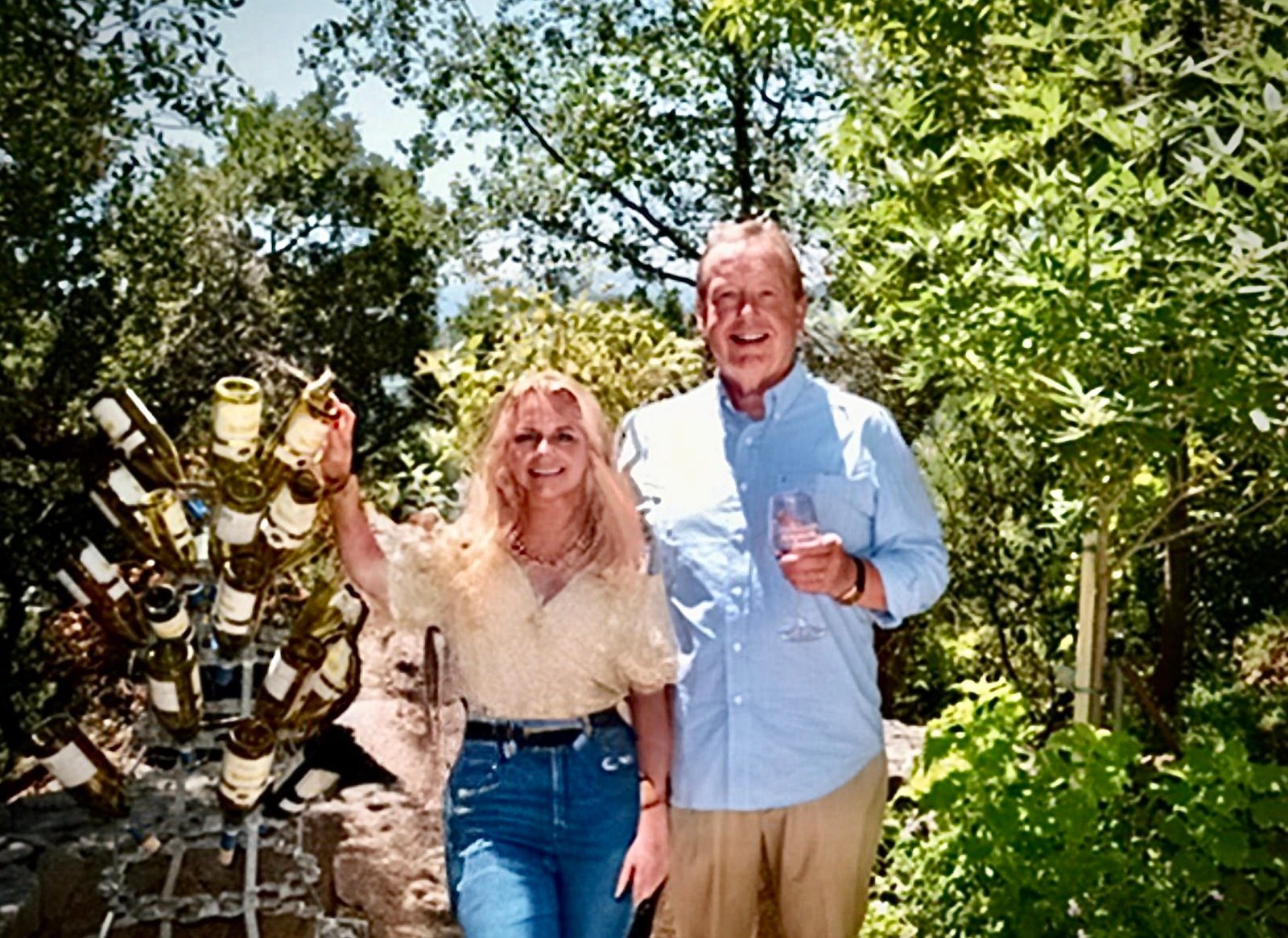 Kathy and Doug FIelds enjoying California Wine Country