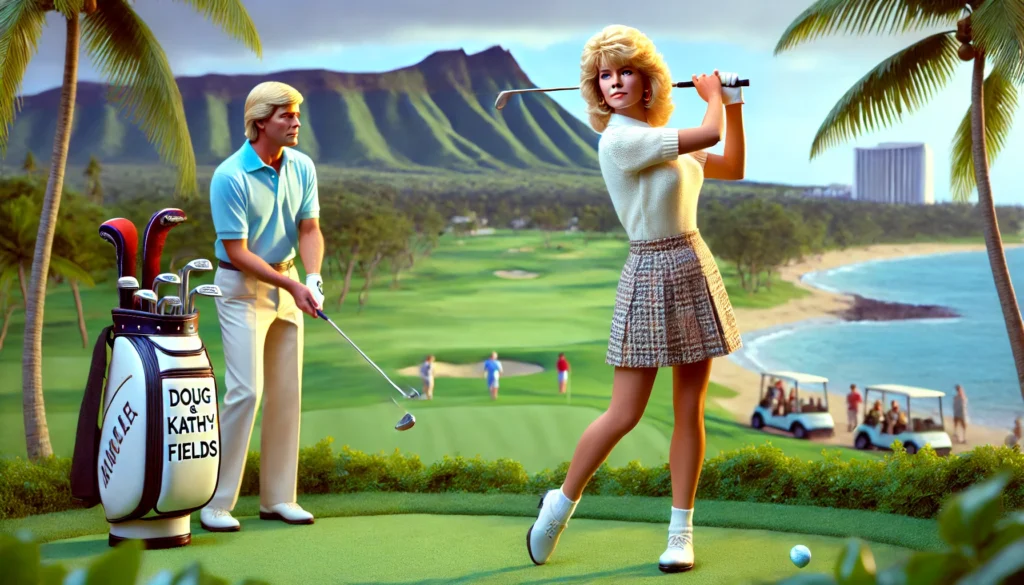 Kathy and Doug Golfing in Hawaii