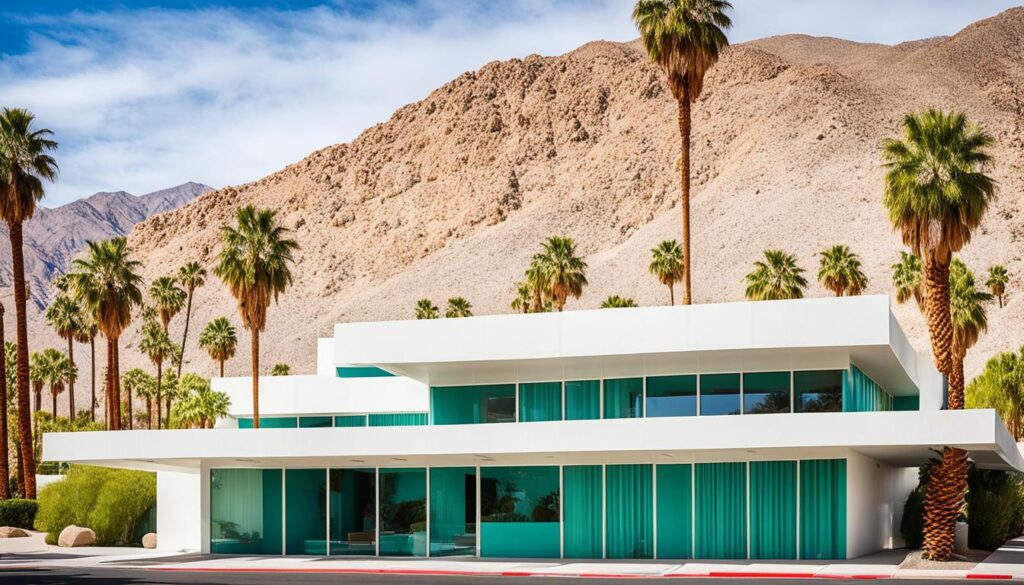Palm Springs Art Museum showcasing mid-century modern architecture