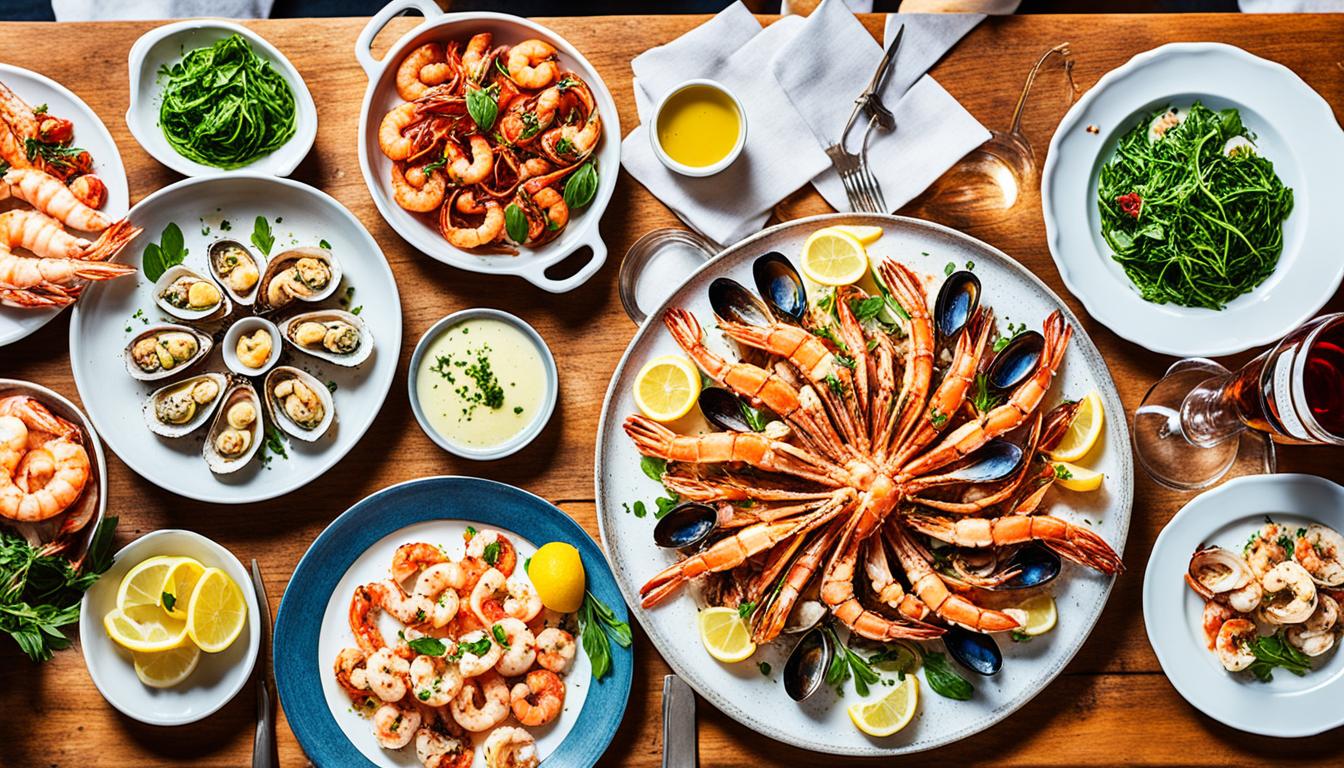 Amalfi-inspired Italian seafood recipes & wine pairings, stylish dinner parties