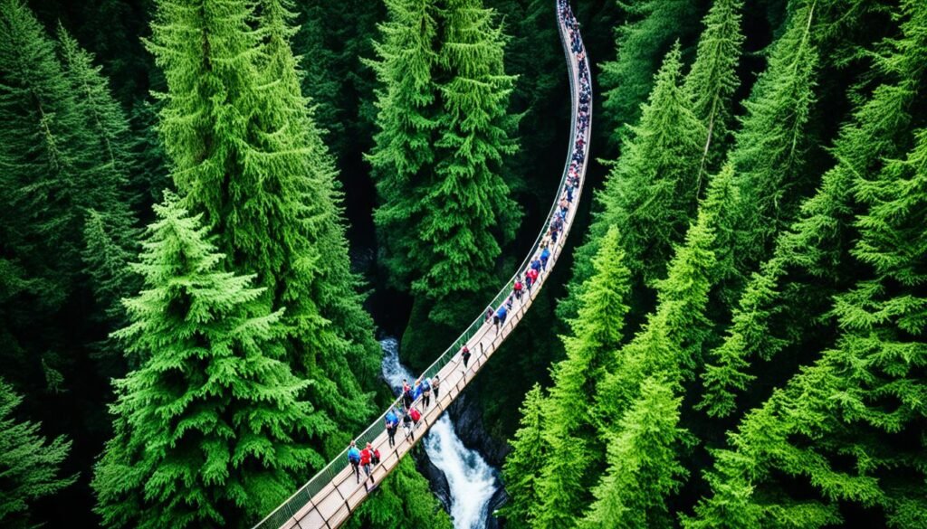 Capilano Suspension Bridge Park vancouver eco-tourism