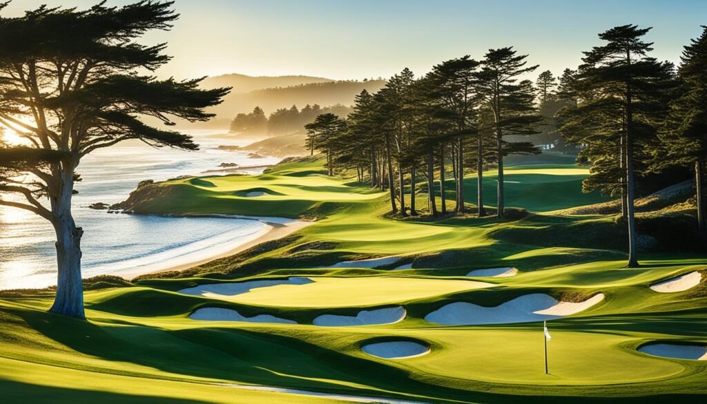 Pebble Beach Golf Links ocean view