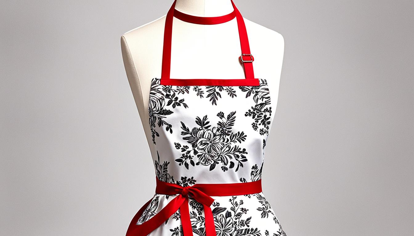 Stylish apron for glamorous gastronomy