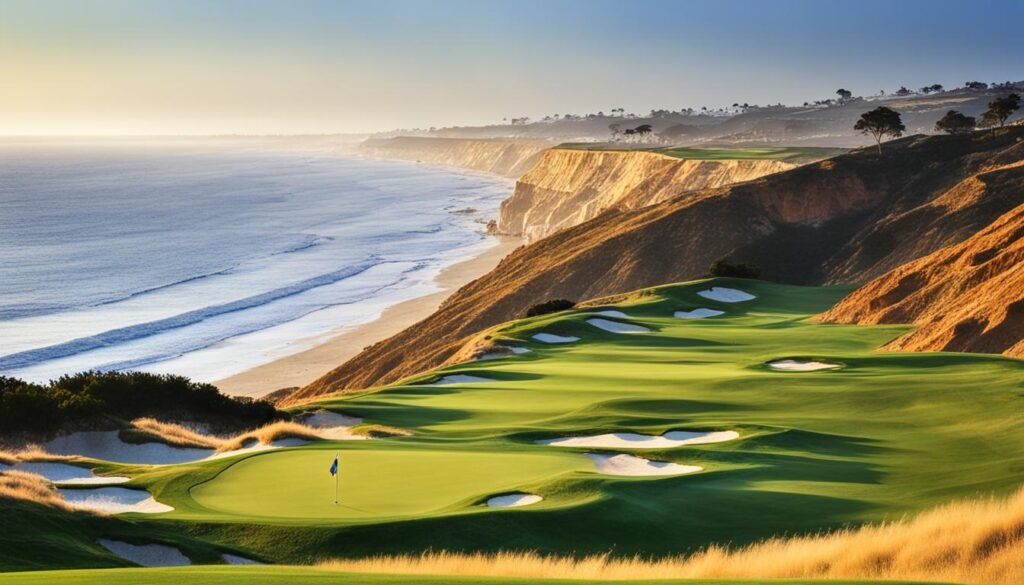 Torrey Pines Golf Course coastal views