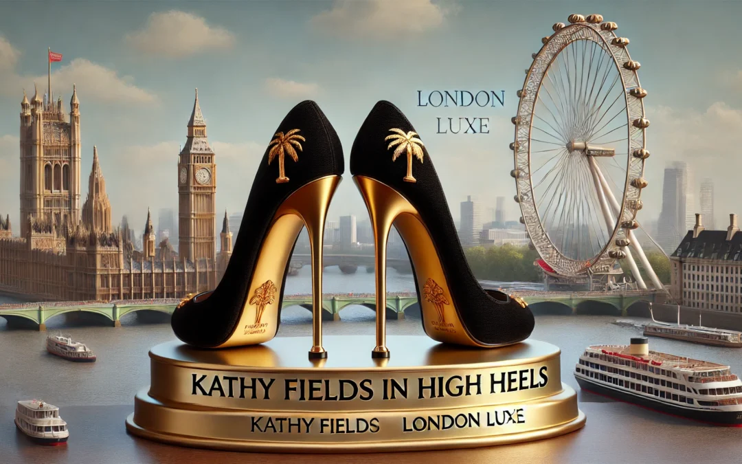 Kathy Fields in High Heels, London Luxe for Gen G Travelers: A Chic Adventure Begins