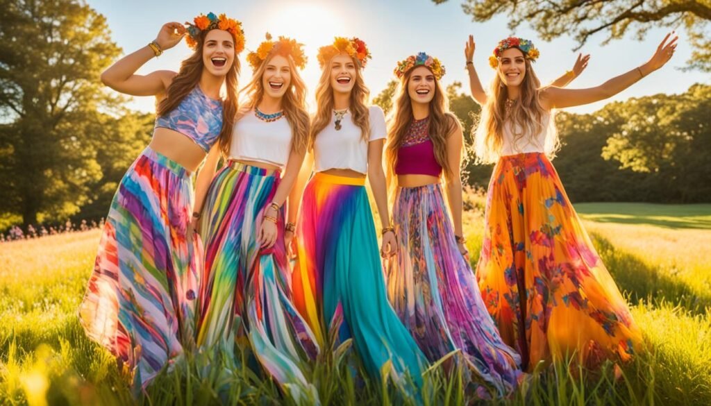 Hippie fashion trends