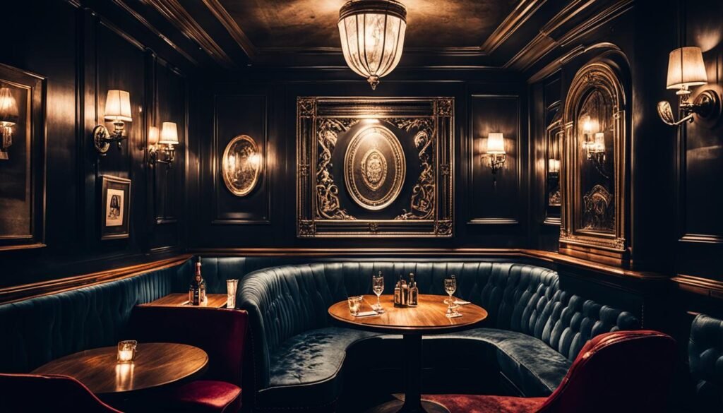 Seductive ambiance in London's hidden speakeasies