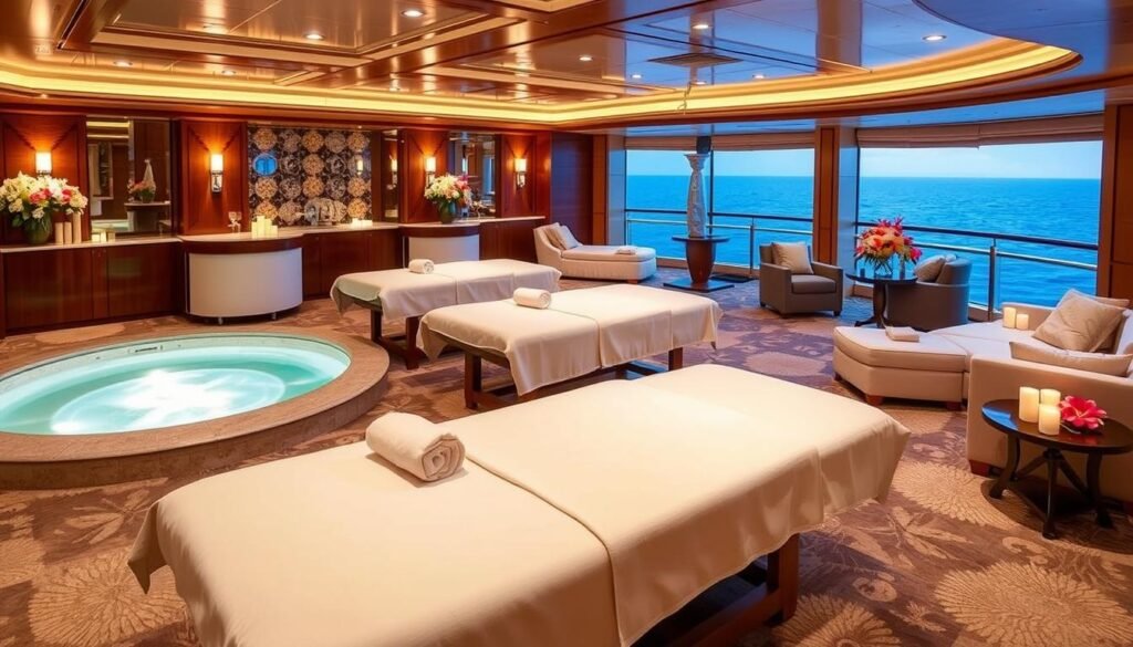 luxurious spa treatments on Discovery Princess